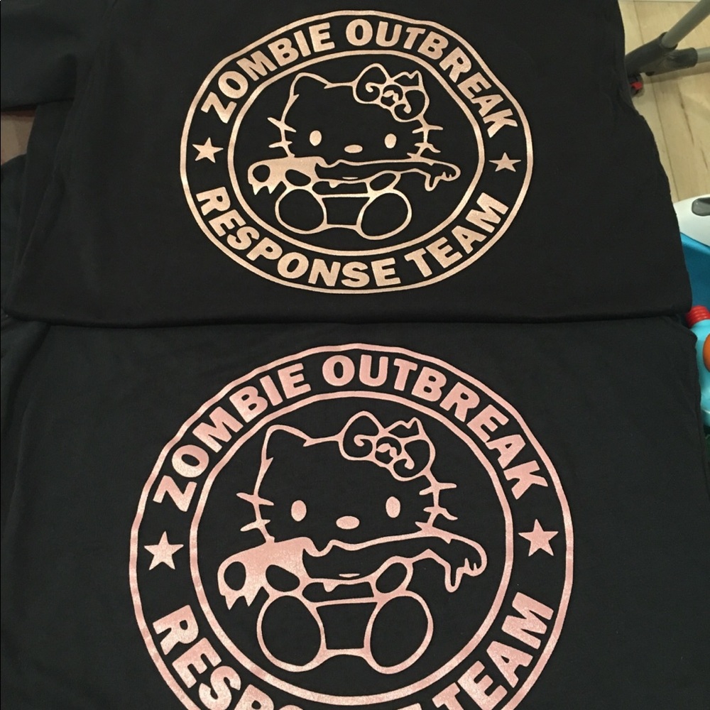 Hello kitty x black ops 4 shirt